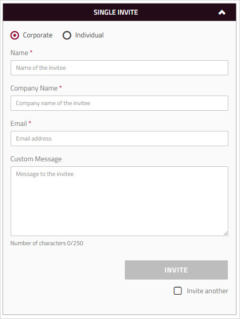 Connections Single Invite