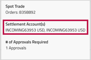 Approve Payments Info box
