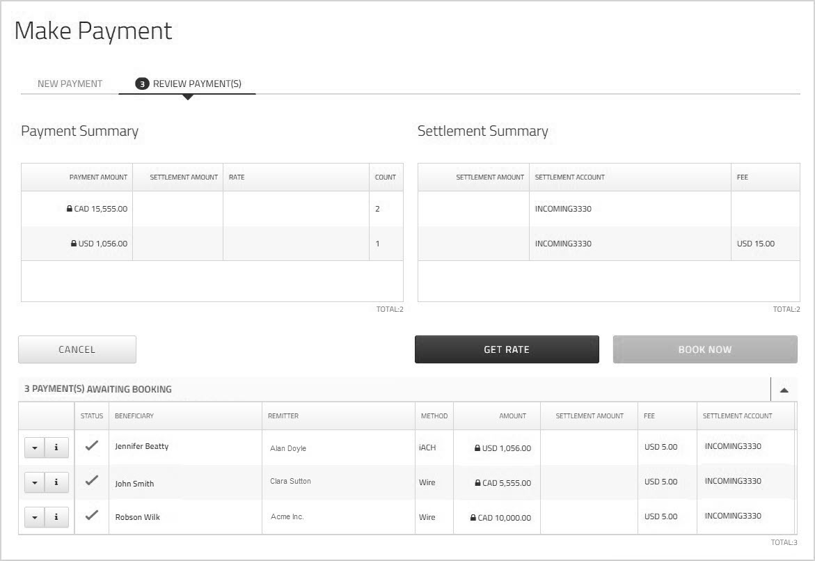 Make Payment